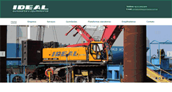 Desktop Screenshot of idealguindastes.com.br